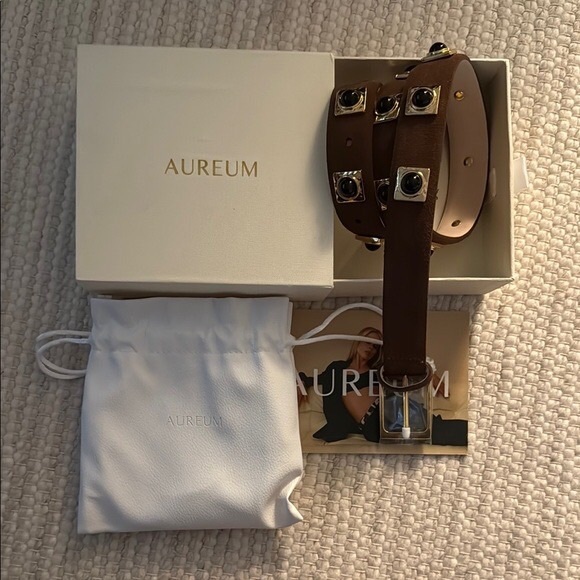 Accessories - Aureum Brown Leather Belt